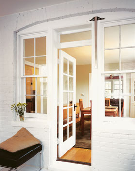 Architect Rick Harlan Schneider, owner of Inscape Studio, and his wife, Julie, did a green renovation on their Washington, D.C., townhome—built in 1929—that included enclosing the back porch and making it into a sunroom. They used the U.S. Green Building Council’s national standards for energy use, materials, and water as guidelines.